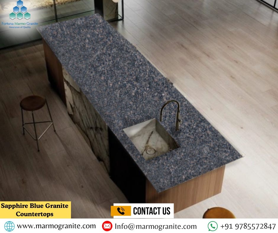 Sapphire Blue Granite Countertops