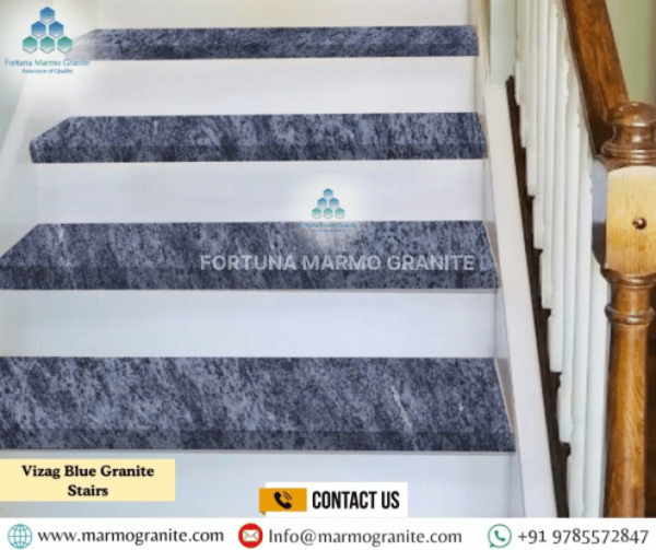Vizag Blue Granite Stairs