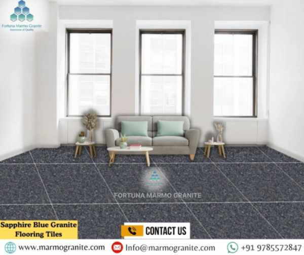 Sapphire Blue Granite Flooring Tiles