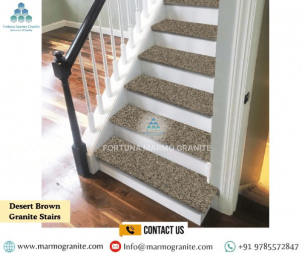Desert brown Granite Stairs