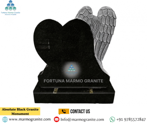 Absolute Black Granite Monument
