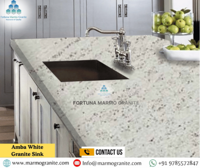 Amba White Granite Sink Amba White Granite Sink