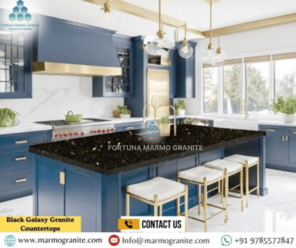 Black Galaxy Granite Countertops