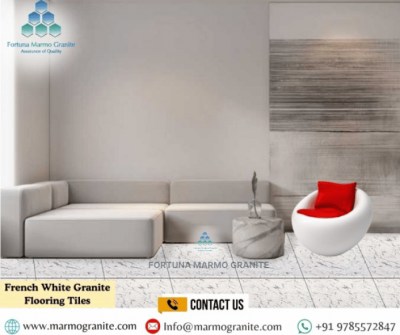 French White Granite Flooring Tiles