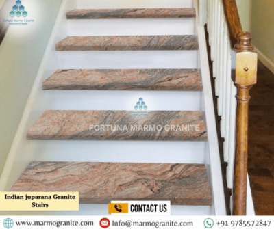 Indian Juparana Granite Stairs Indian Juparana Granite Stairs