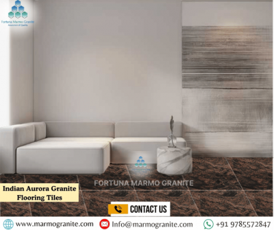 Indian Aurora Granite Flooring Tiles