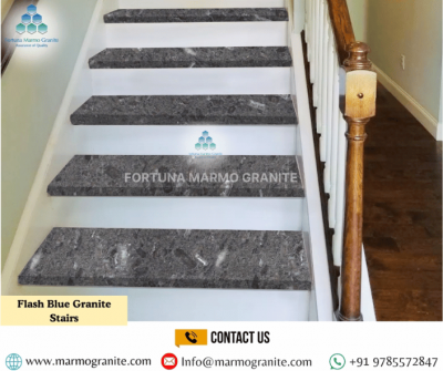 Flash Blue Granite Stairs Flash Blue Granite Stairs