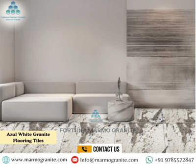 Azul White Granite Flooring Tiles
