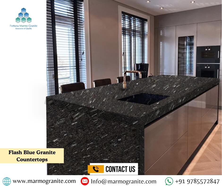 Flash Blue Granite Countertops