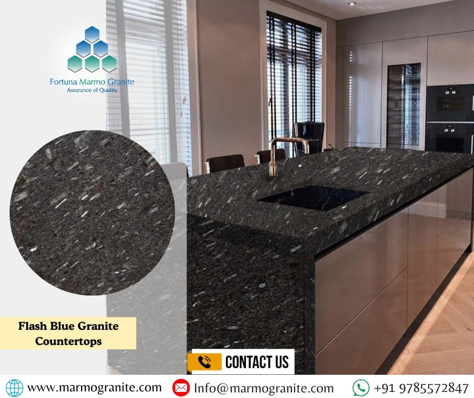 Flash Blue Granite Countertops