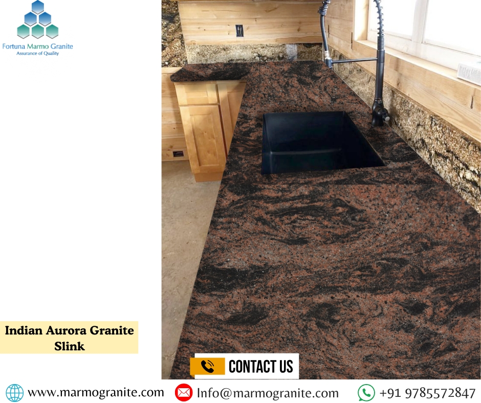 Indian Aurora Granite Countertops