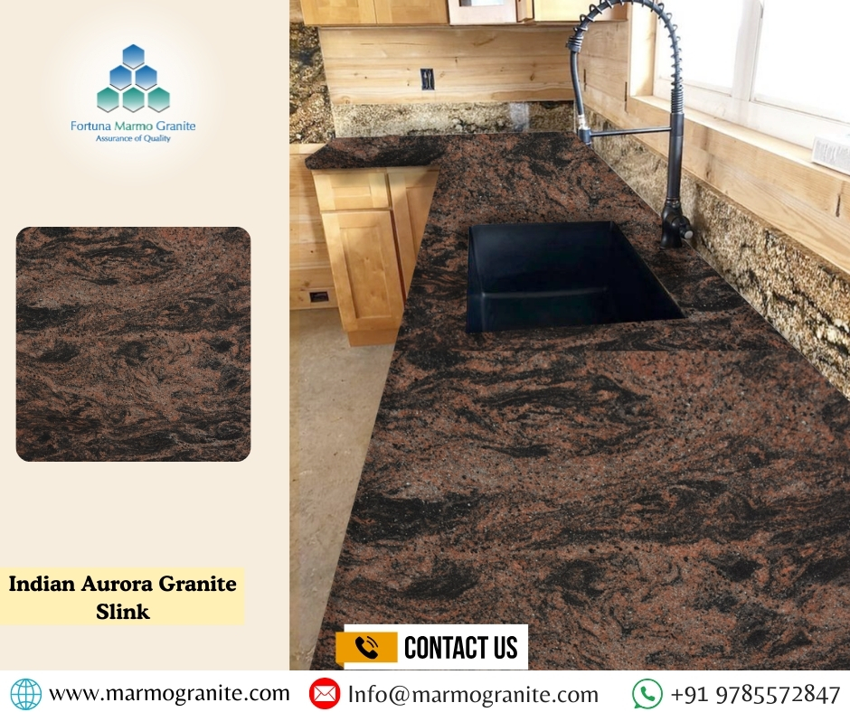 Indian Aurora Granite Countertops