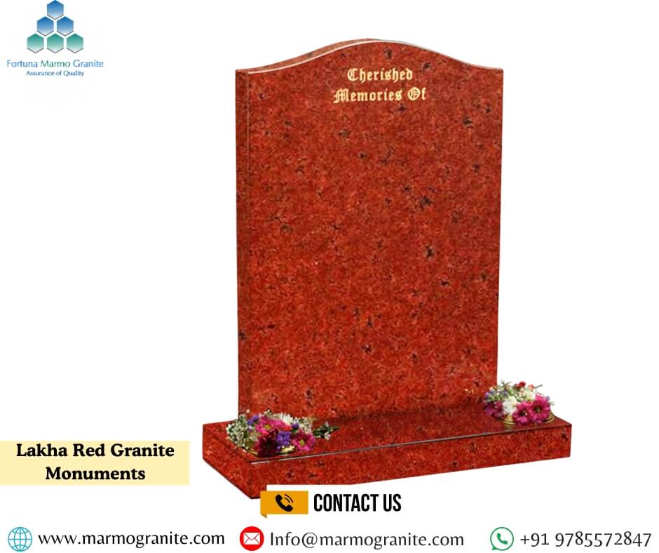 Lakha Red Granite monument