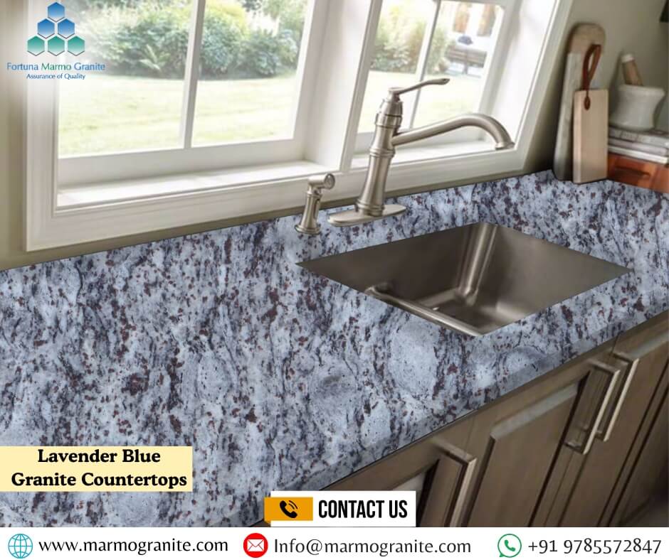 Lavender Blue Granite Countertops