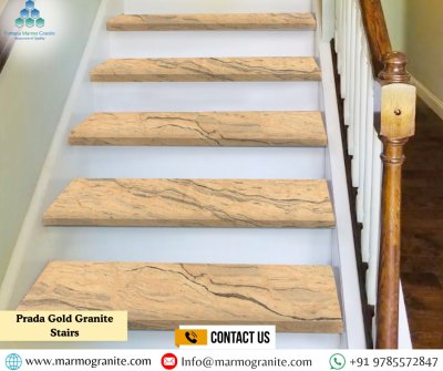 Prada Gold Granite Stairs Prada Gold Granite Stairs