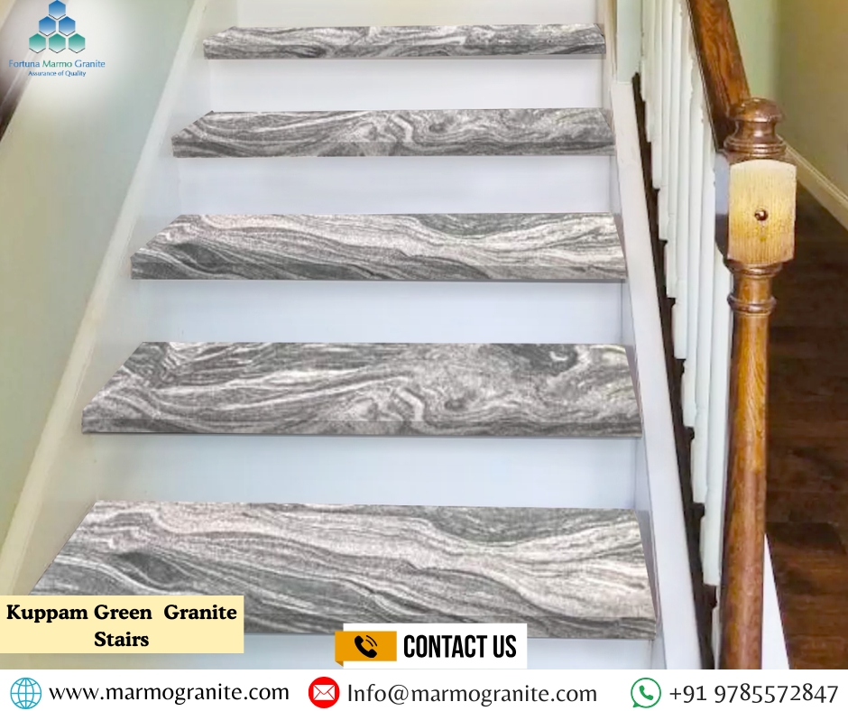 Kuppam Green Granite Stairs