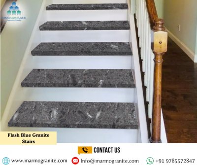 Flash Blue Granite Stairs Flash Blue Granite Stairs