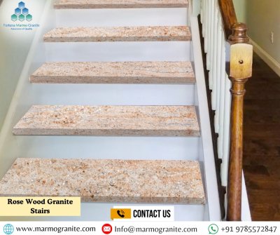 Rosewood Granite Stairs Rosewood Granite Stairs