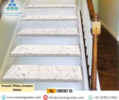 French White Granite Stairs French White Granite Stairs