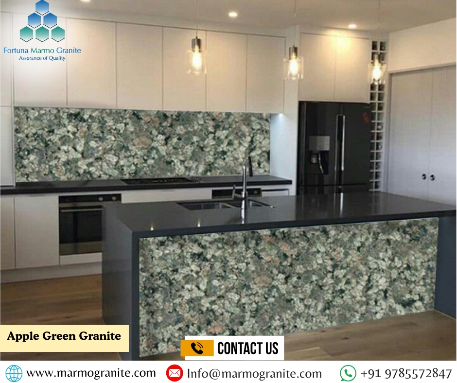 Apple Green Granite Countertops