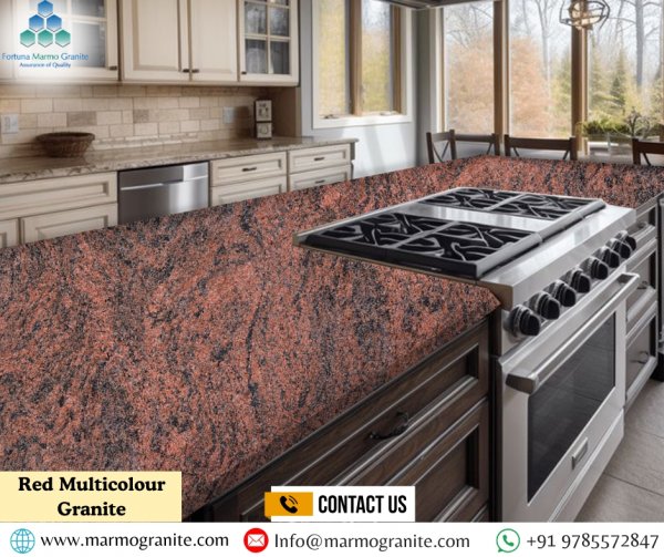 Red Multi Granite Countertops