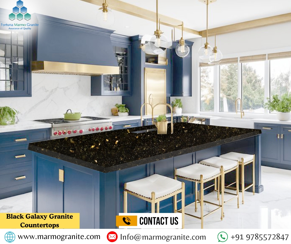 Black Galaxy Granite Countertops