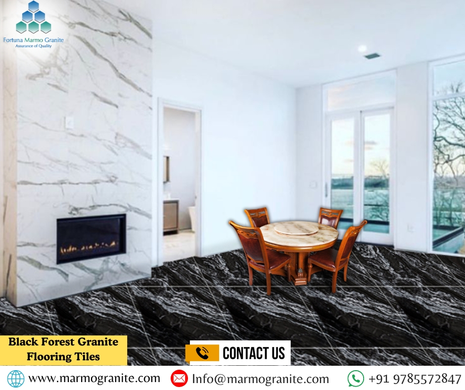 Black Forest Granite Flooring Tiles