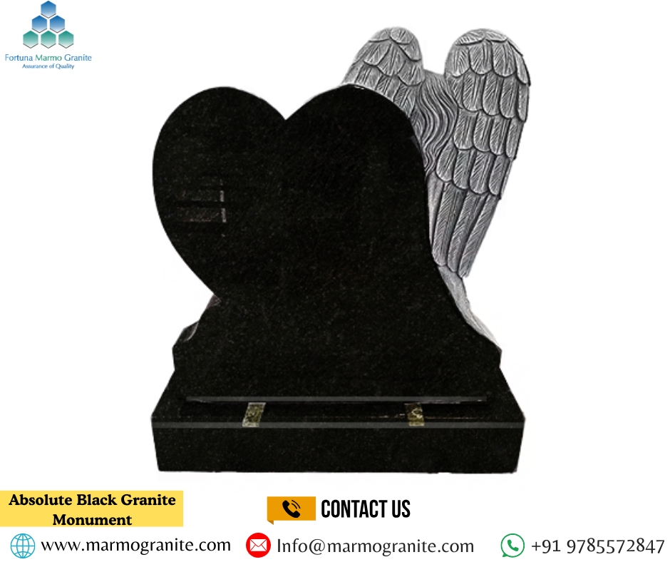 Absolute Black Granite Monument