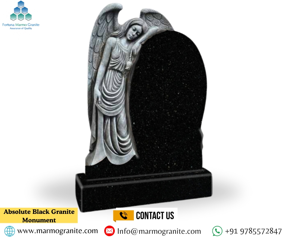 Absolute Black Granite Monument