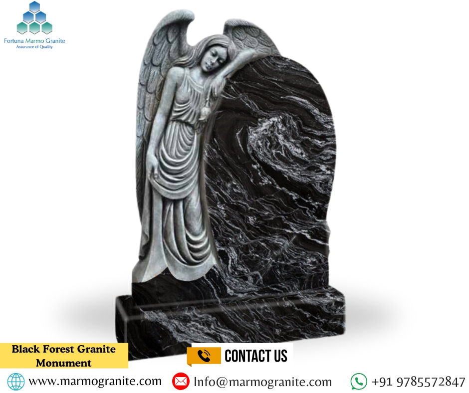 Black Forest Granite monument