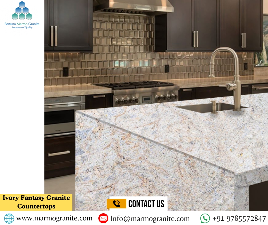 Ivory Fantasy Granite Countertops