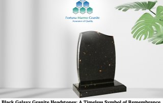 Black Galaxy Granite Headstones: A Timeless Symbol of Remembrance