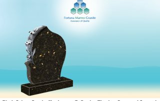 Black Galaxy Granite Headstones: Reflecting Timeless Grace and Strength