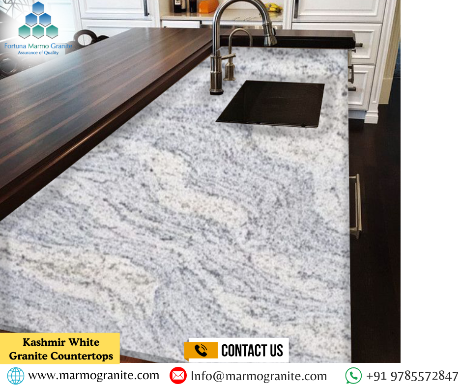 Kashmir White Granite Countertops