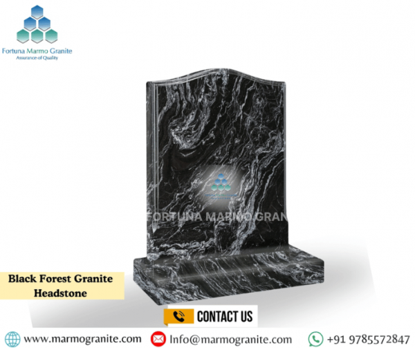 Black Forest Granite Headstone