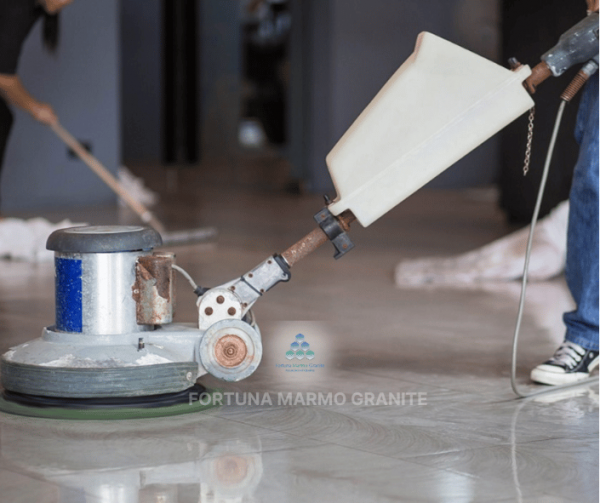 Polishing Marble Flooring