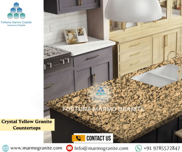Crystal Yellow Granite Countertops Crystal Yellow Granite Countertops