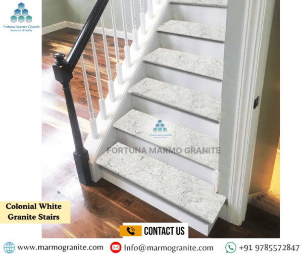 Colonial White Granite Stairs Colonial White Granite Stairs