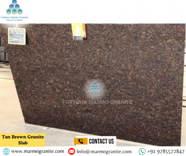 Tan Brown Granite Slab