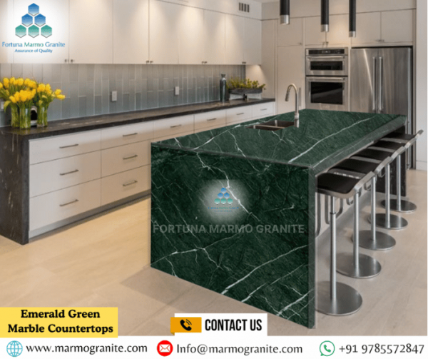 Emerald Green Marble Countertops