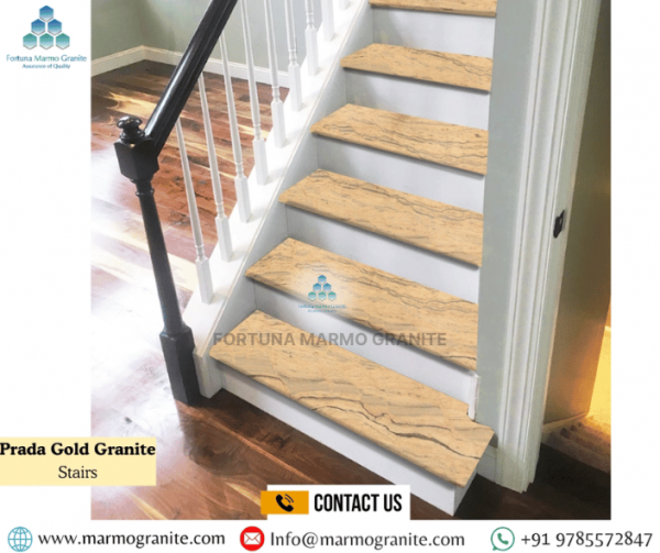 Prada Gold Granite Stairs