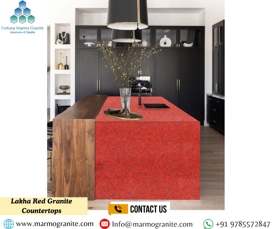 Lakha Red Granite Countertops
