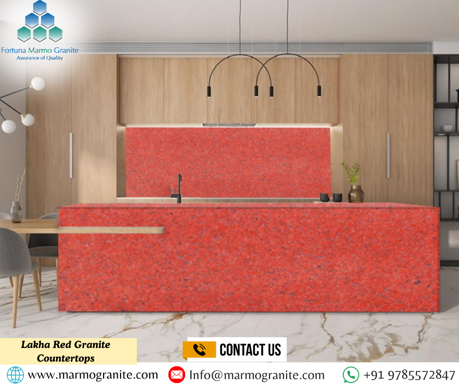 Lakha Red Granite Countertops