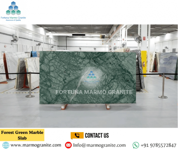Forest Green Marble Slab