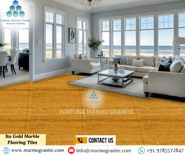 Ita Gold Marble Flooring Tiles