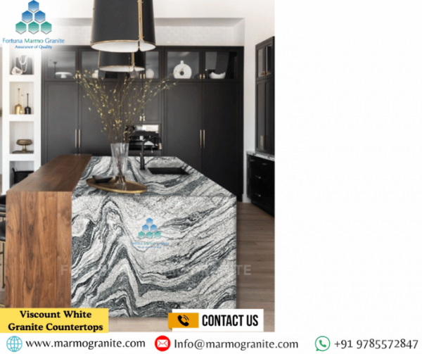 Viscount White Granite Countertops