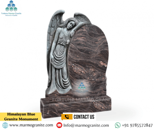 Himalayan Blue Granite monument