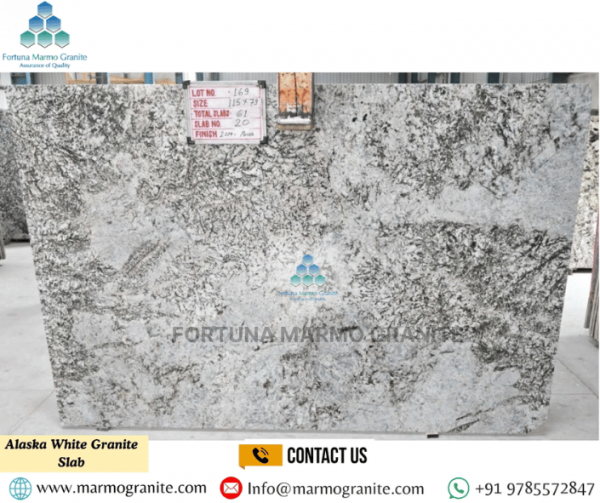 Alaska White Granite Slab