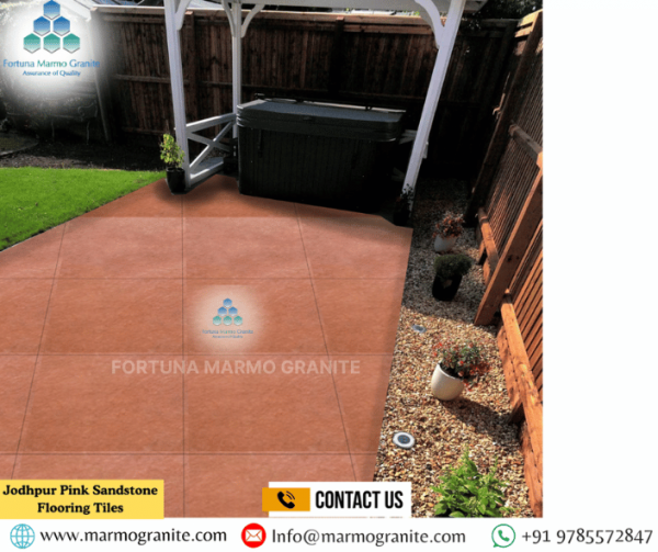 Jodhpur Pink Sandstone Flooring Tiles