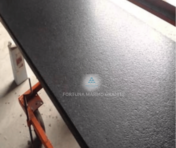 Absolute Black granite leather Finish